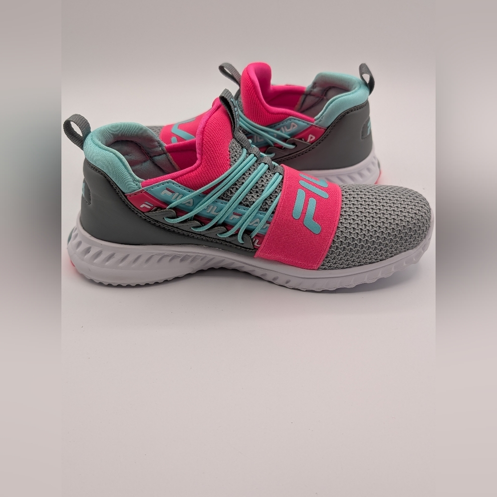 Fila Fantastiq 2 children's athletic shoes Sz 4 - Picture 4 of 9